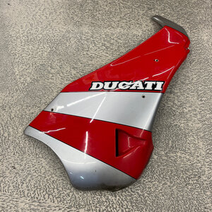 Ducati 750 900 sport Fuel tank - Red - Silver - 58610021AB
