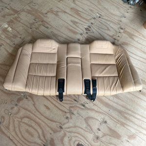 REAR SEATBACK COVER (BEIGE LEATHER) - 379151022