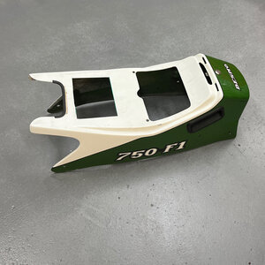 Ducati F1 green white biposto seat - 067085505 - 067085500