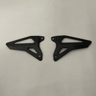 Ducati 848 1198 1098 Carbon heel plates set