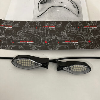Ducati 1100 hypermotard Black Led indicators - 96628207B