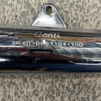 Ducati Bevel Pantah Conti Exhaust set  - 066184105 - 066184100