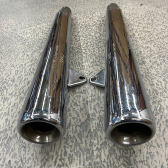 Ducati Bevel Pantah Conti Exhaust set  - 066184105 - 066184100