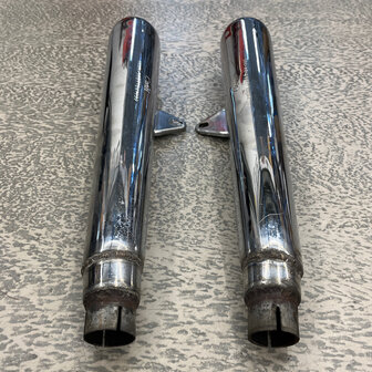 Ducati Bevel Pantah Conti Exhaust set  - 066184105 - 066184100