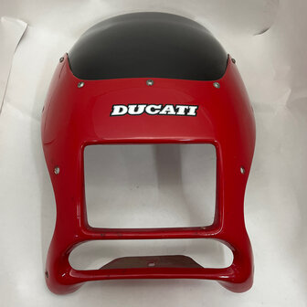 Ducati 900 sport Red Front cowling + smoke windshield 48130021A