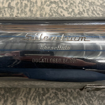 Ducati Bevel Exhaust set - Silentium - 066084115 - 066084110