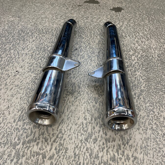 Ducati Bevel Pantah Conti Exhaust set  - 066184105 - 066184100