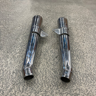 Ducati Bevel Pantah Conti Exhaust set  - 066184105 - 066184100