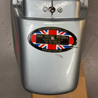 Ducati Pantah 500 SL Seat - Cowling blue silver - 066185450