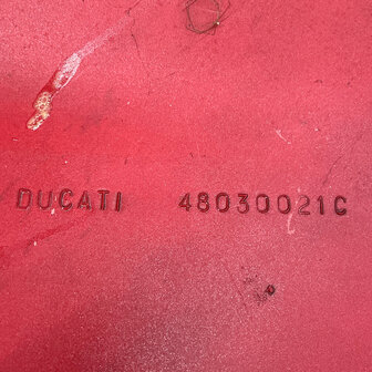 Ducati 851 FAIRING, RH - Red black - 48030021C - 48010021CA