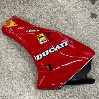 Ducati 851 FAIRING, LH - Red black - 48030011D - 48010011DA