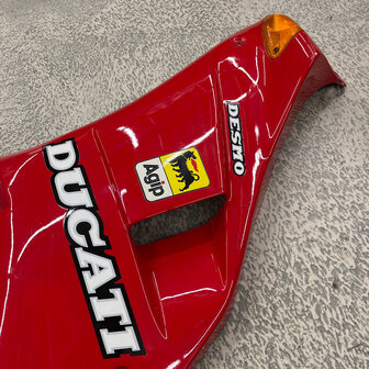 Ducati 851 FAIRING, LH - Red black - 48030011D - 48010011DA