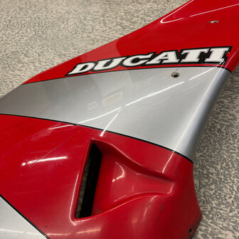 Ducati 750 900 sport Fuel tank - Red - Silver - 58610021AB