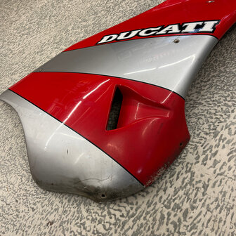 Ducati 750 900 sport Fuel tank - Red - Silver - 58610021AB