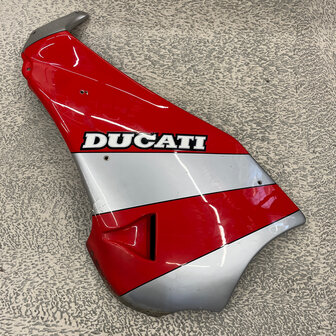Ducati 750 sport Left hand fairing red - silver - 58610031AB