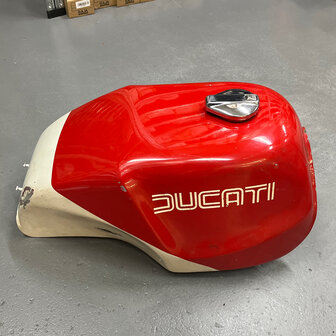 Ducati Mike hailwood replica bevel Tank - Red - White - 079783505