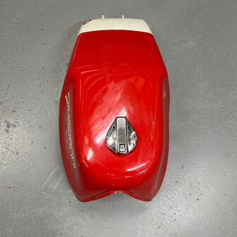 Ducati Mike hailwood replica bevel Tank - Red - White - 079783505