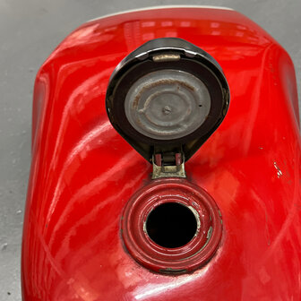 Ducati Mike hailwood replica bevel Tank - Red - White - 079783505