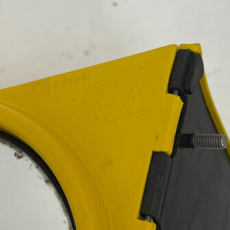Cagiva freccia 125 Left hand mirror yellow - 037099404 