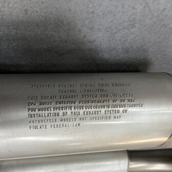 Ducati Superbike 916 748 45mm Exhaust set 57410394A - 57310394A
