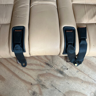 REAR SEATBACK COVER (BEIGE LEATHER) - 379151022