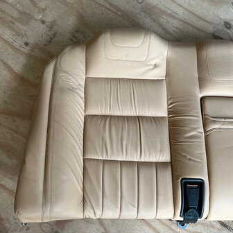 REAR SEATBACK COVER (BEIGE LEATHER) - 379151022