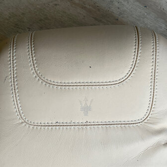 REAR SEATBACK COVER (BEIGE LEATHER) - 379151022