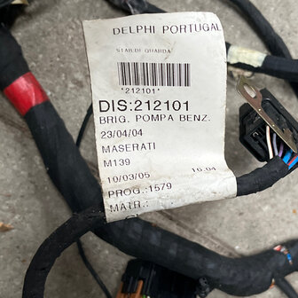 Maserati Quattroporte 5 duo select 2005 4,2L Wiring harness