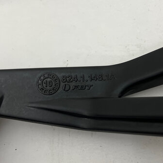 Ducati 848 1098 1198 footpeg holder set black - 82411481AB - 82411491AB