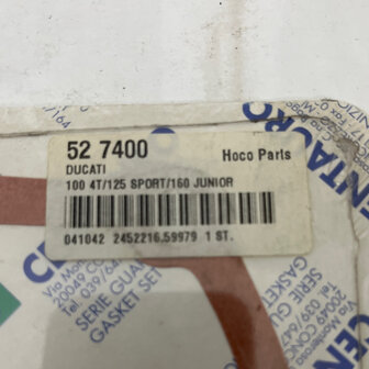 Ducati 125 sport engine gasket kit - 527400