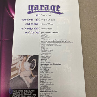 Garage Magazine #6