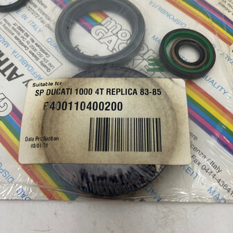 Athena engine oil seals kit - P400110400200 Ducati bevel MHR 1000