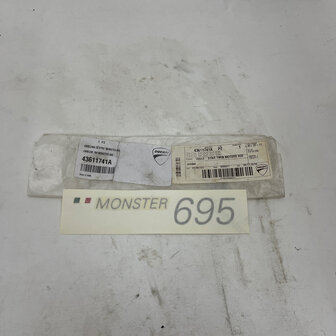 Ducati EMBLEM, RH MONSTER 695 - 43611741A