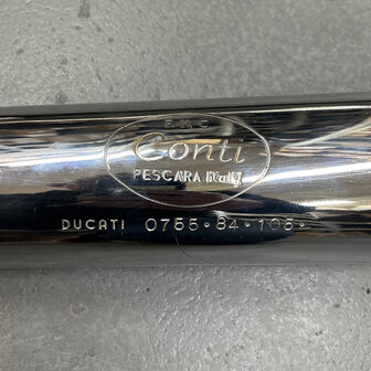 Conti F.M.C. exhaust set - 075584100 - 075584105 - bevel- 660 MM 