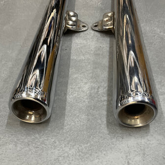 Conti F.M.C. exhaust set - 075584100 - 075584105 - bevel- 660 MM 