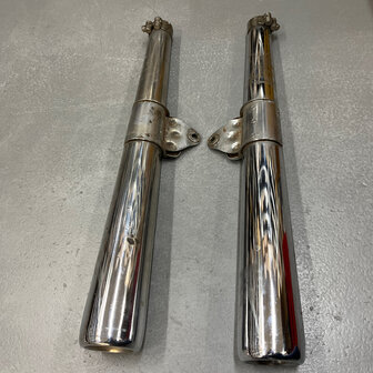 Conti F.M.C. exhaust set - 075584100 - 075584105 - bevel- 660 MM 