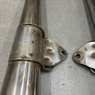 Conti F.M.C. exhaust set - 075584100 - 075584105 - bevel- 660 MM 