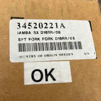 Original Ducati Desmosedici FORK LEG ASSY, SET &Ouml;hlins - 34520221A - 34420221A