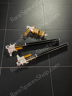 Original Ducati Desmosedici FORK LEGS, REAR SHOCK, SET &Ouml;hlins - 34520221A - 34420221A - 36520781A
