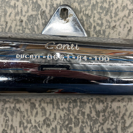 Ducati Bevel Pantah Conti Exhaust set  - 066184105 - 066184100