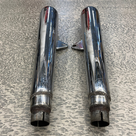 Ducati Bevel Pantah Conti Exhaust set  - 066184105 - 066184100