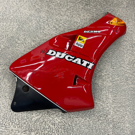 Ducati 851 FAIRING, RH - Red black - 48030021C - 48010021CA