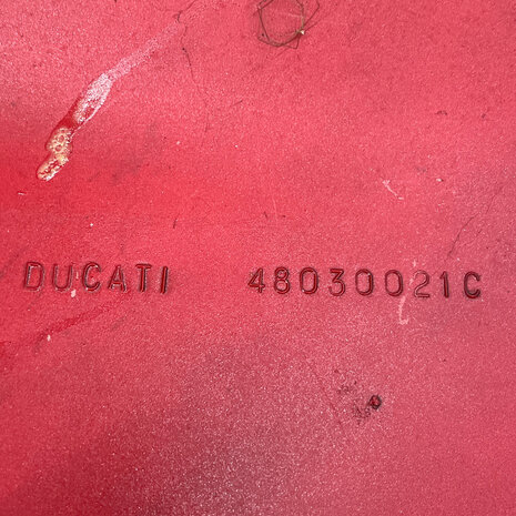 Ducati 851 FAIRING, RH - Red black - 48030021C - 48010021CA