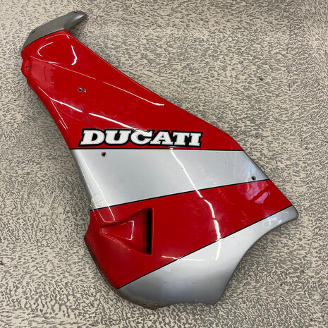 Ducati 750 sport Left hand fairing red - silver - 58610031AB