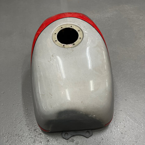 Ducati 750 900 sport Fuel tank - Red - Silver - 58610021AB 