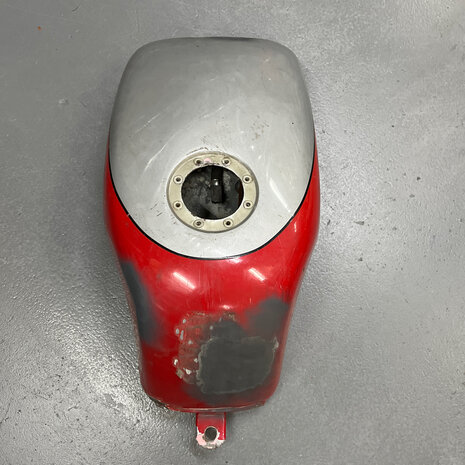 Ducati 750 900 sport Fuel tank - Red - Silver - 58610021AB 