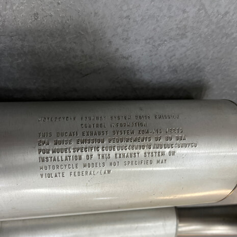 Ducati Superbike 916 748 45mm Exhaust set 57410394A - 57310394A