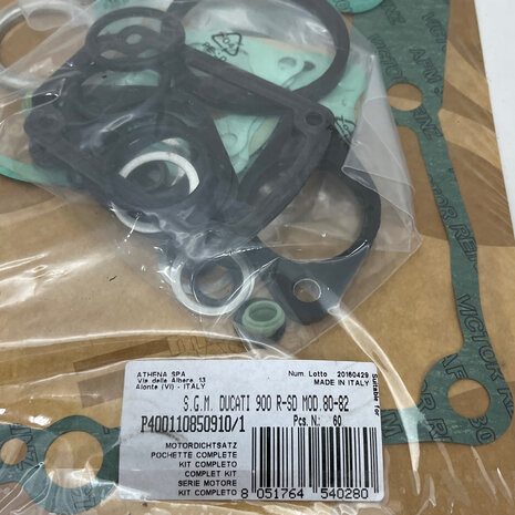 Ducati Athena Bevel MHR 900 ss 860 GTS engine gasket kit - P400110850910/1