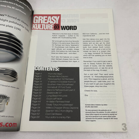 Greasy Kulture Magazine #3