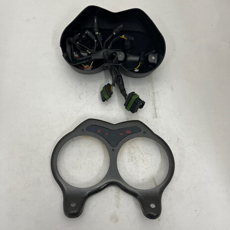 monster 900 dashboard holder ducati performance - with wiringloom